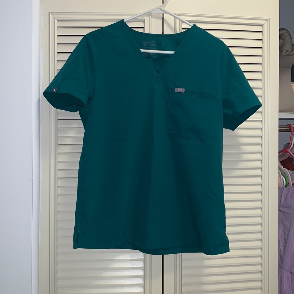 Figs Hunter green scrub set: size medium.